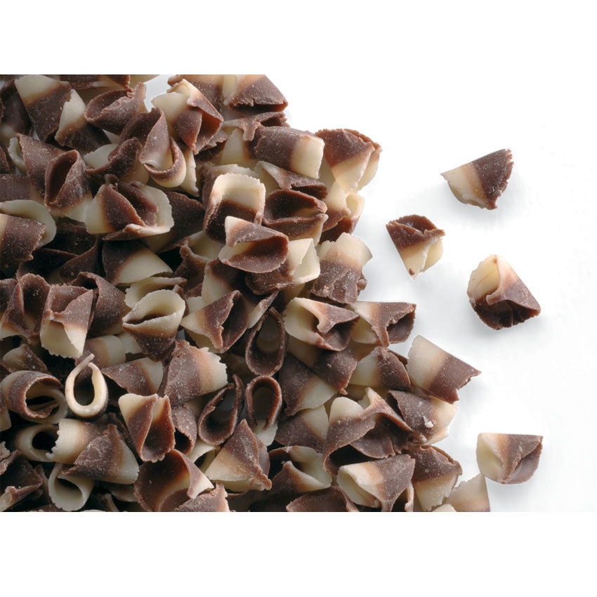 Dobla Chocolate Curls, 12 lbs - Milk / White