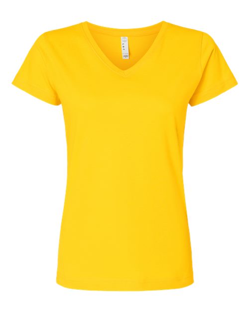 Women's Fine Jersey V-Neck Tee