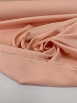 Pink Polyester Viscose Stretch Twill