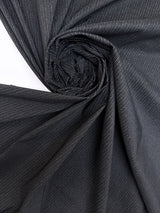 Cotton Elastane Twill Gray Black Melange