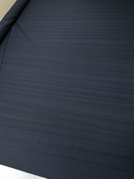 Wool Stretch Fabric Blue Black