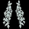 Beaded Corded Floral 3D Lace Applique