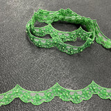 Beaded Corded Lace Trim