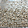 Beaded 3D Floral Lace Mesh
