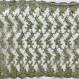 Beaded Floral Lace Fabric 3D Embroidered Net Mesh 52" Wide