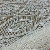 Beaded Corded Bridal Lace Dark Ivory