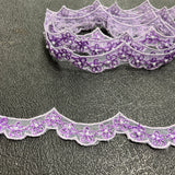 Beaded Corded Lace Trim