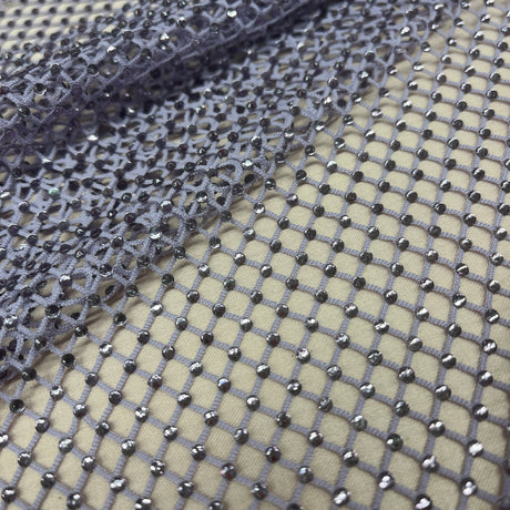 Diamond Fishnet 4-Way Stretch Fabric