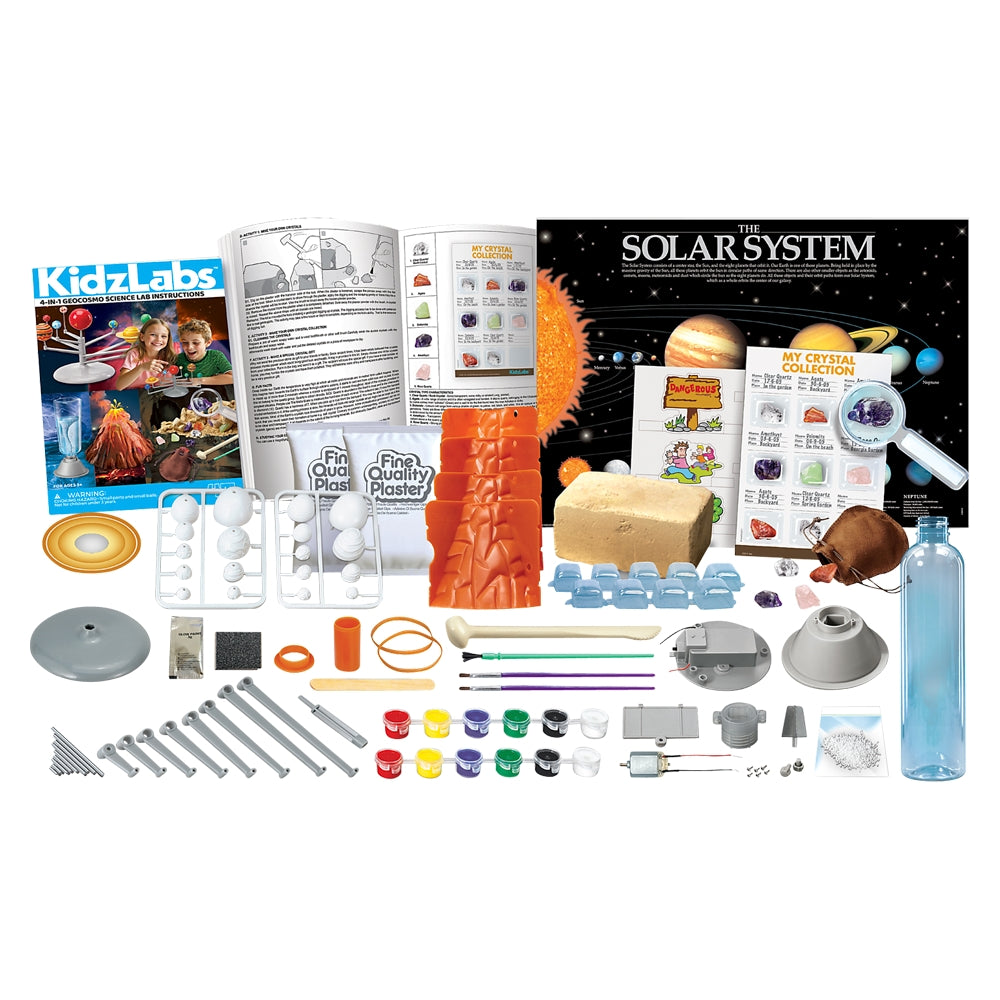 Earth Science Kit for Kids (4 Experiments)