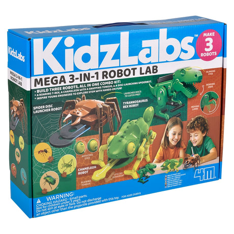 Robot Lab STEAM Powered Kids KidzLabs Mega Robot Lab