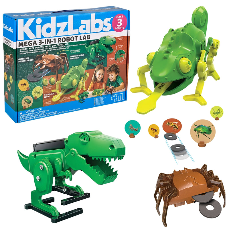 Robot Lab STEAM Powered Kids KidzLabs Mega Robot Lab