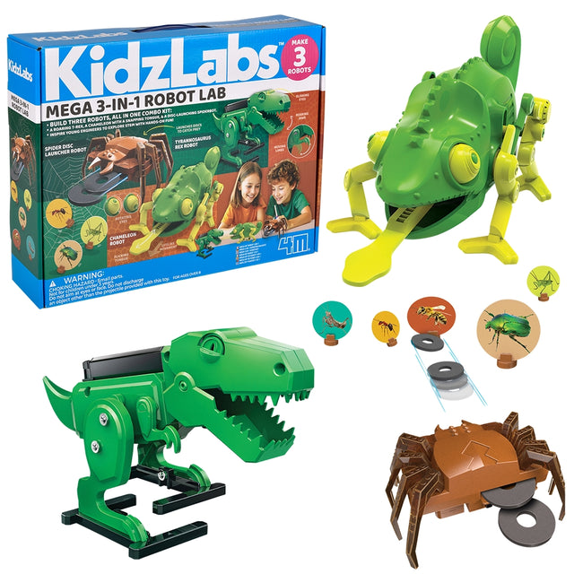 Robot Lab STEAM Powered Kids KidzLabs Mega Robot Lab