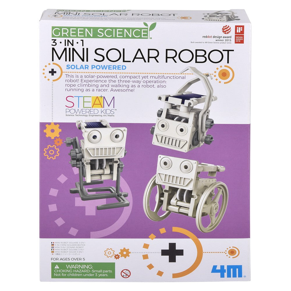 Solar Robot 3-In-1 Mini Robot (1 EA)