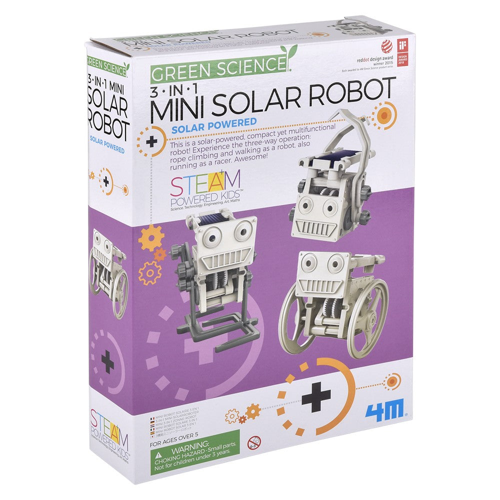 Solar Robot 3-In-1 Mini Robot (1 EA)