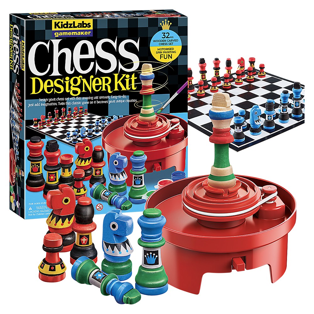 Spin Art Chess Designer Kit