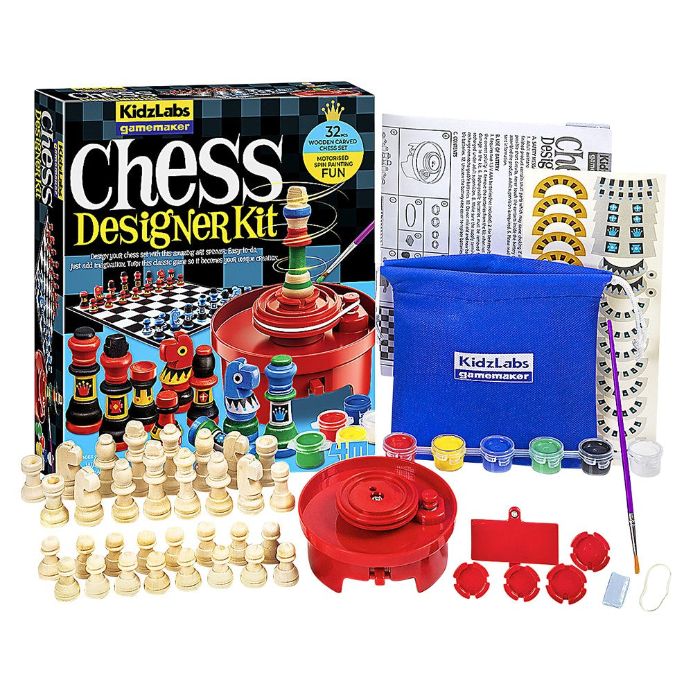 Spin Art Chess Designer Kit