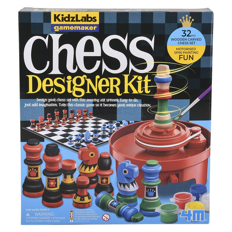Spin Art Chess Designer Kit