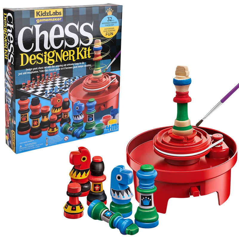 Spin Art Chess Designer Kit