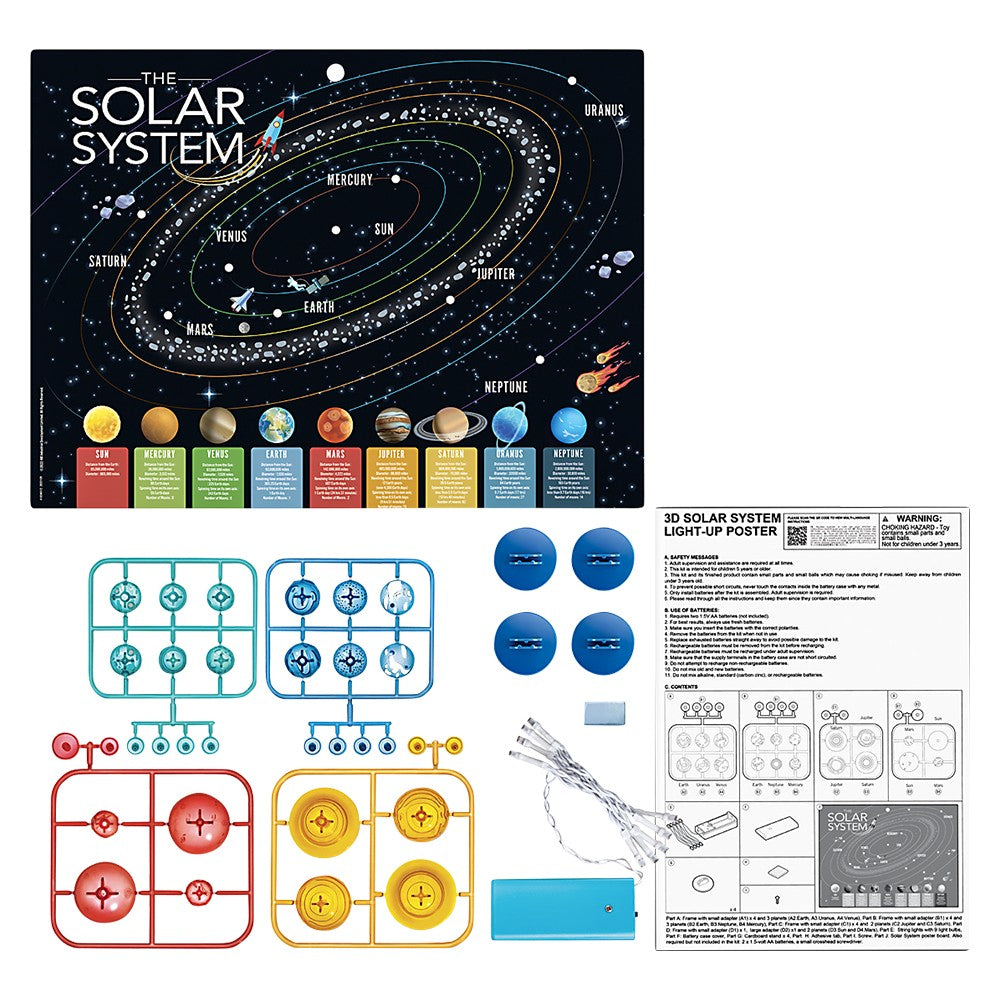 Solar System Light-Up Poster