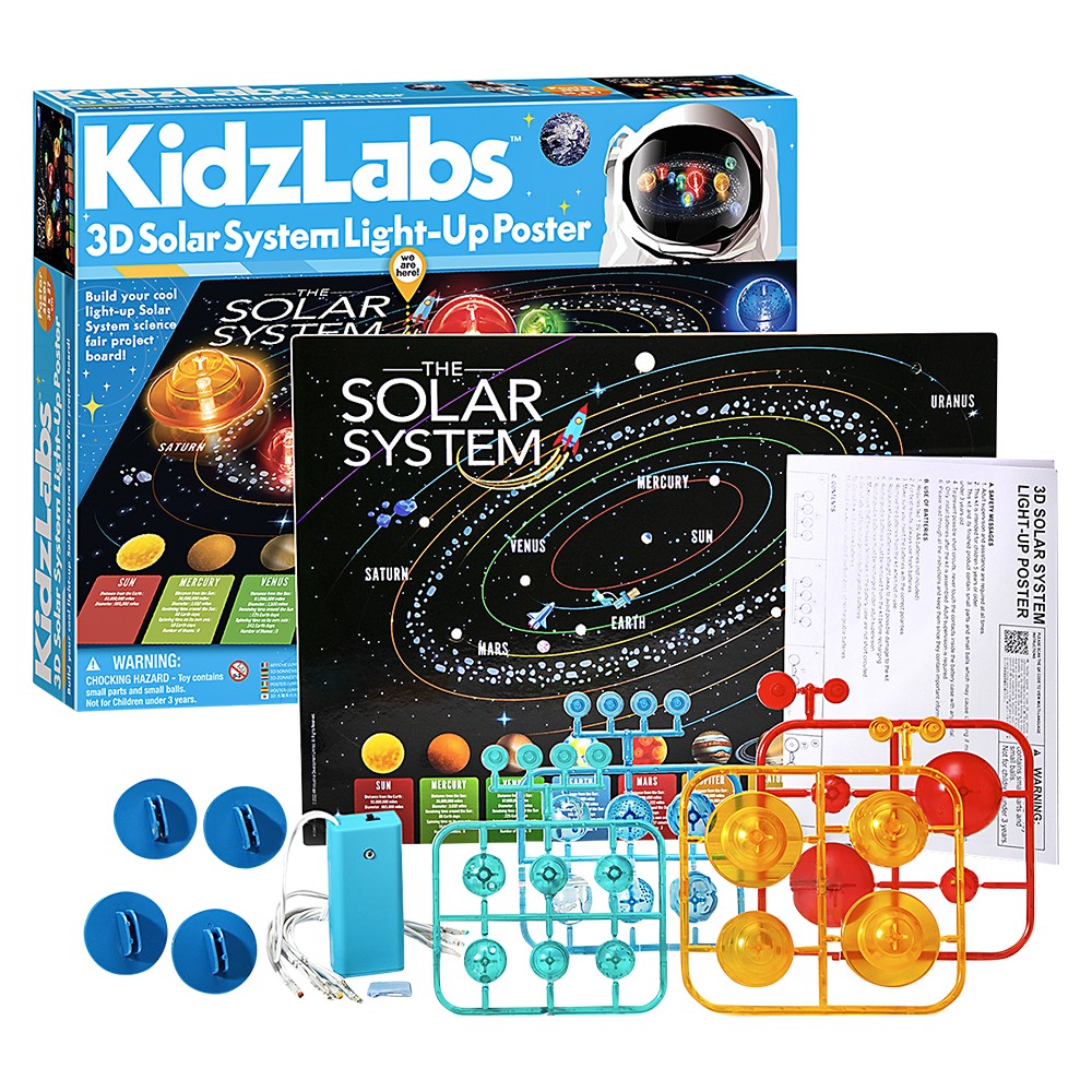 Solar System Light-Up Poster