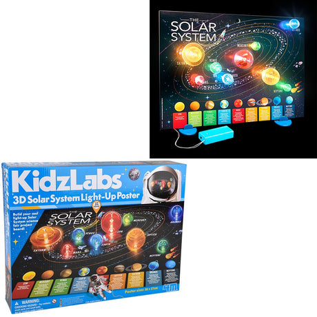 Solar System Light-Up Poster