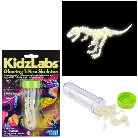 Glow-in-the-Dark T-Rex Skeleton