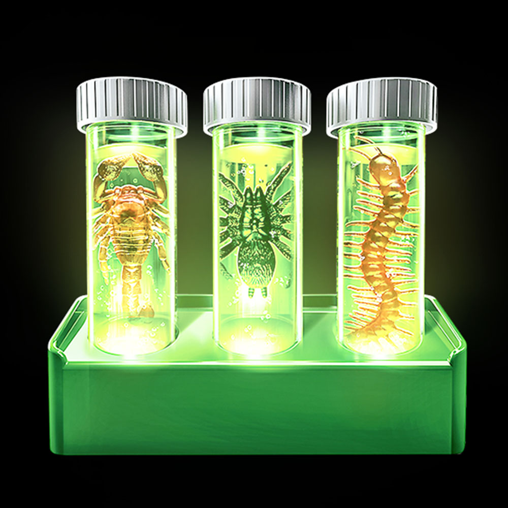 Glow Critter Lab Light-Up Test Tube Set