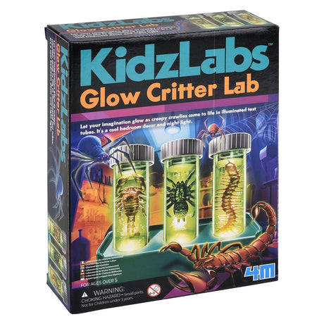 Glow Critter Lab Light-Up Test Tube Set