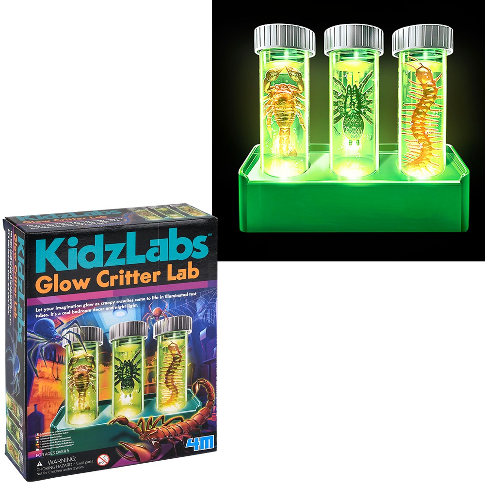 Glow Critter Lab Light-Up Test Tube Set