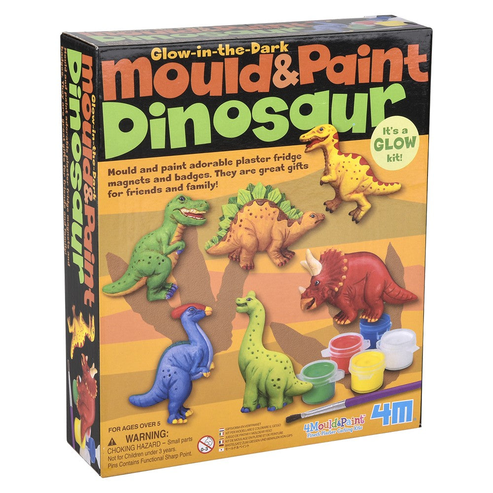 Glow-In-The-Dark Dinosaur Mould & Paint Kit