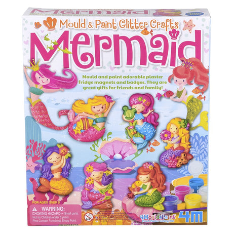 Mermaid Mould & Paint Glitter Kit