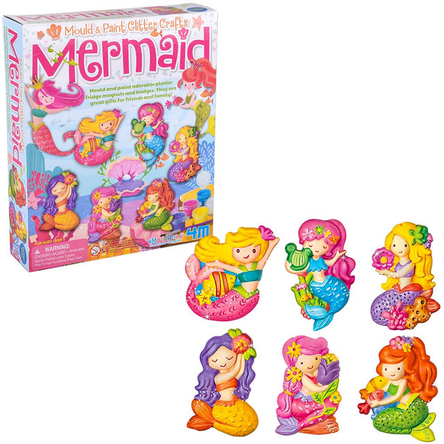 Mermaid Mould & Paint Glitter Kit