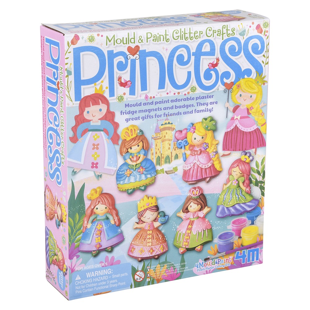 Princess Mould & Paint Glitter Kit