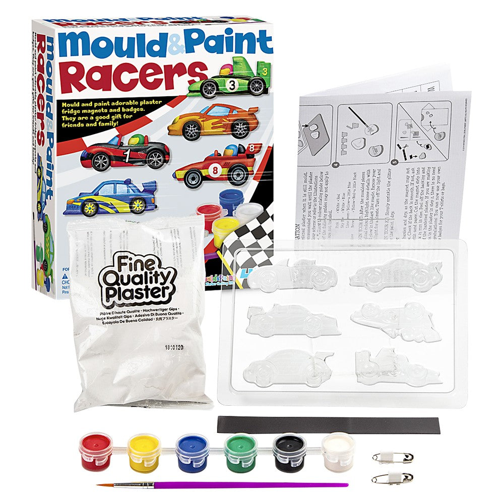 Mould & Paint Racers DIY Craft Kit