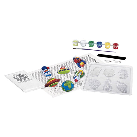 Glow-In-The-Dark Space Mould & Paint Kit