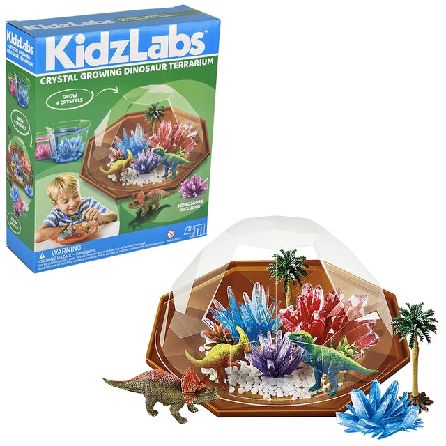 Crystal Growing Dino Crystal Terrarium
