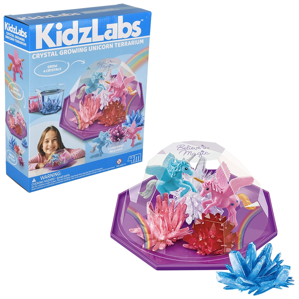 Crystal Growing Magical Unicorn Crystal Terrarium