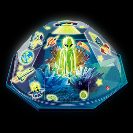 Crystal Growing Outer Space Crystal Terrarium