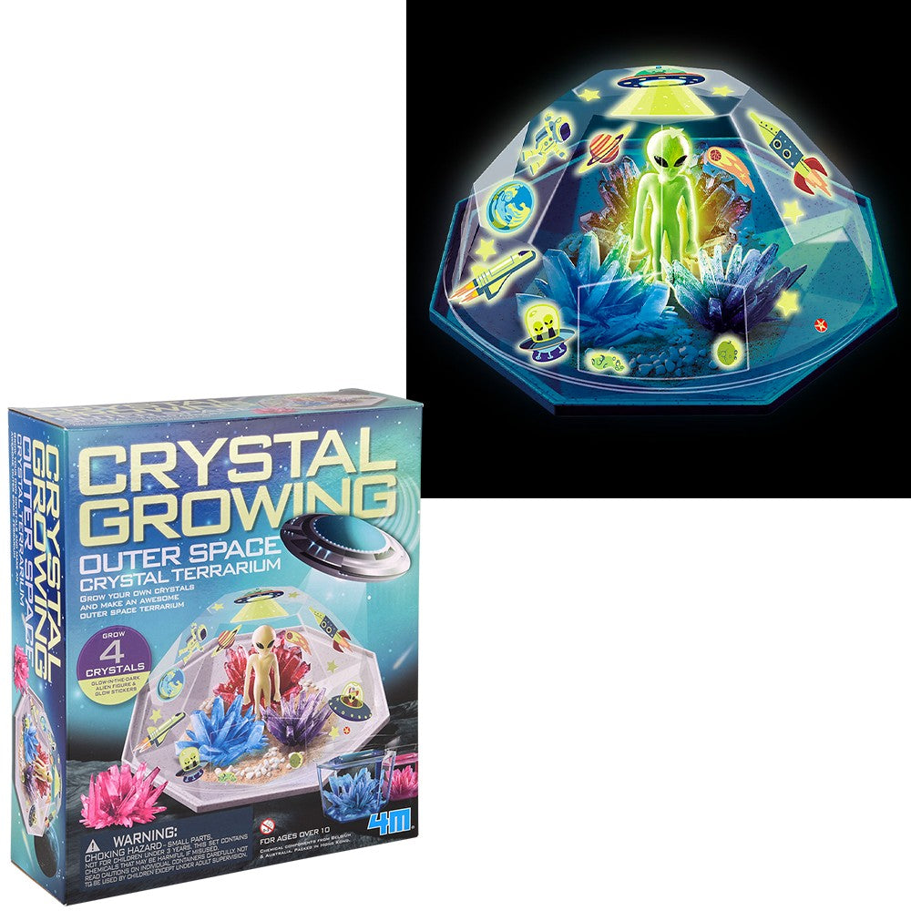 Crystal Growing Outer Space Crystal Terrarium