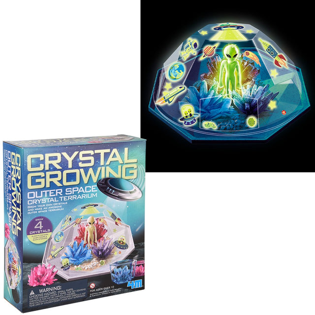 Crystal Growing Outer Space Crystal Terrarium