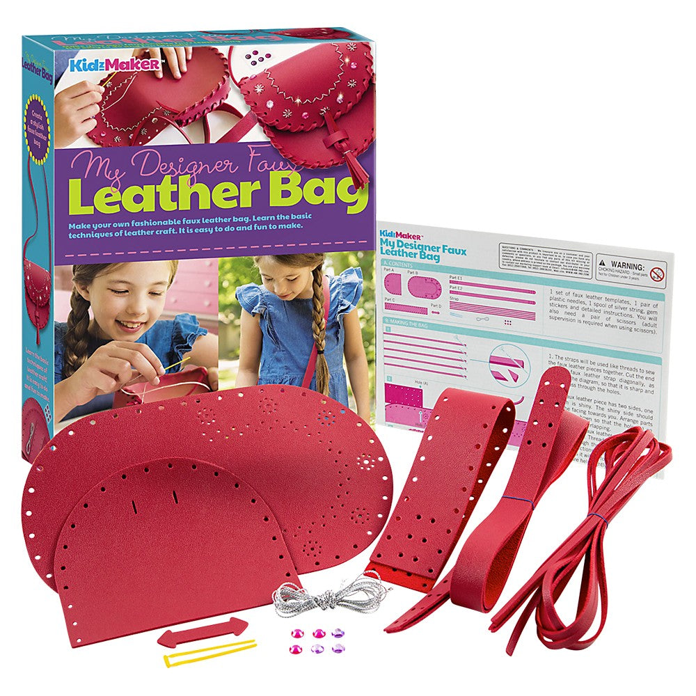Designer Faux Leather Bag Craft Kit