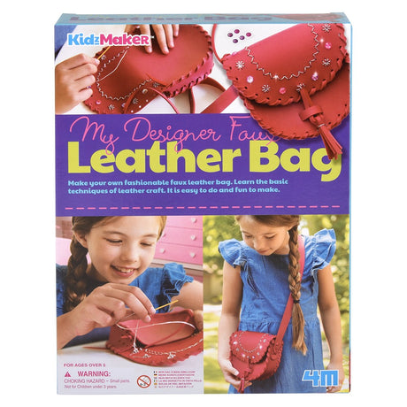 Designer Faux Leather Bag Craft Kit
