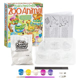 Zoo Animal Mould & Paint Kit