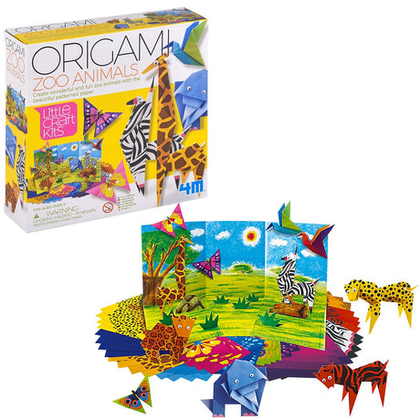 Origami Zoo Animals Craft Kit