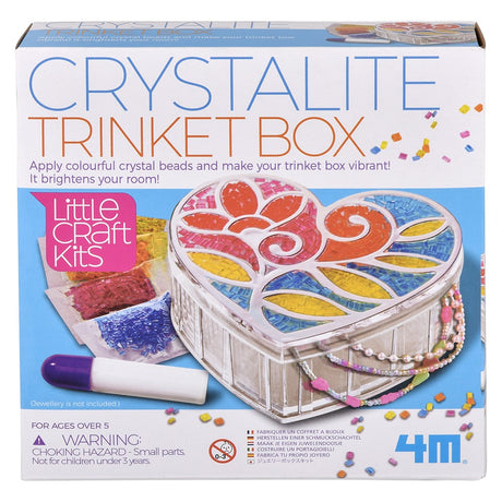 Trinket Box Crystalite Heart Craft Kit