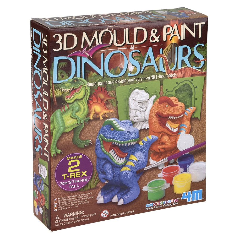 Dinosaur 3D Mould & Paint Kit