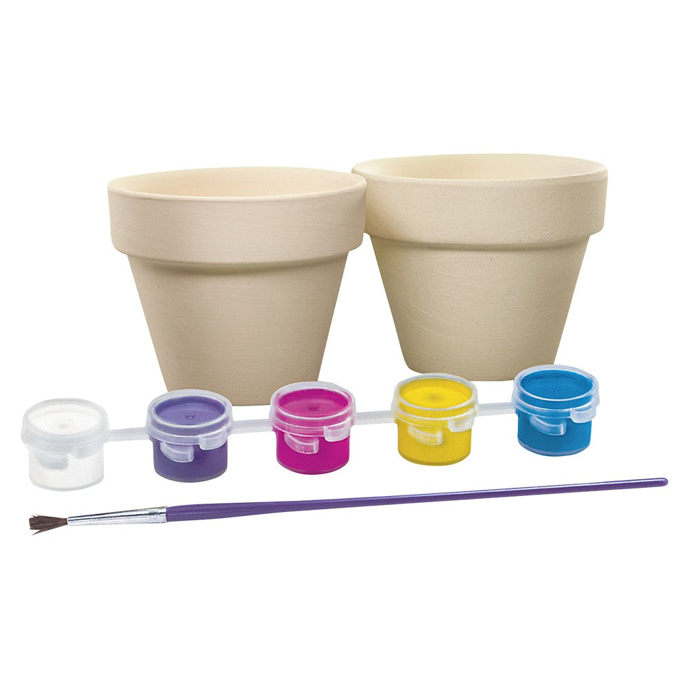 Paint Your Own Terracotta Flower Pots