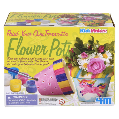 Paint Your Own Terracotta Flower Pots