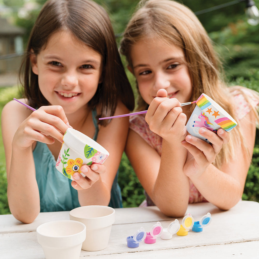 Paint Your Own Terracotta Flower Pots