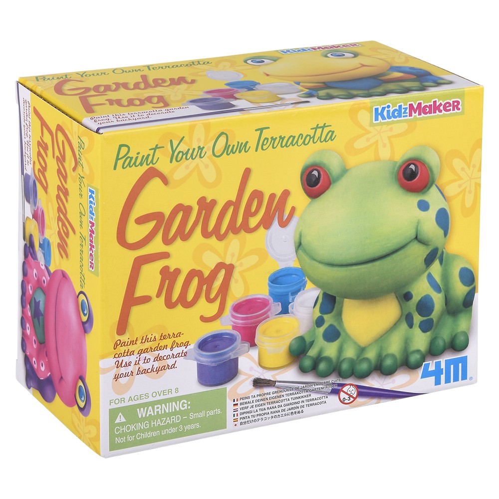 Paint Your Own Terracotta Garden Frog